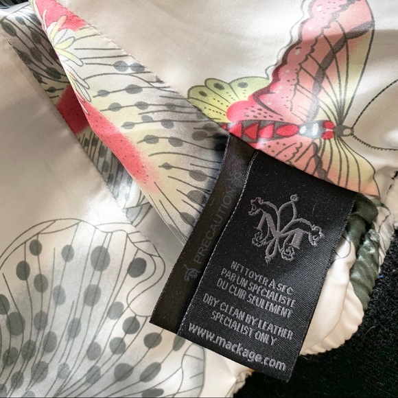 Mackage for Aritzia Ellie Black Leather Jacket - Picture 12 of 13